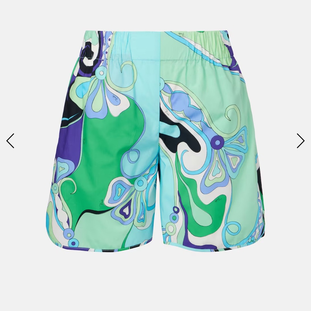 Emilio Pucci Multicolor Patterned Women Shorts